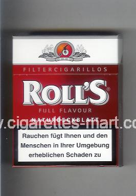 Roll`s (design 2) (Full Flavour / Naturdeckblatt / Filter Cigarillos) ( hard box cigarettes )